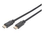 ASM AK-340105-100-S Kabel DisplayPort ze wzmacniaczem 4K 60Hz UHD Typ DP/DP M/M czarny 10m w sklepie internetowym CTI Store