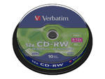 VERBATIM 43480 Verbatim CD-RW cake box 10 700MB 12x w sklepie internetowym CTI Store