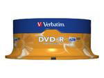 VERBATIM 43522 Verbatim DVD-R cake box 25 4.7GB 16x matte silver w sklepie internetowym CTI Store