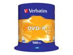 VERBATIM 43549 Verbatim DVD-R cake box 100 4.7GB 16x matte silver w sklepie internetowym CTI Store