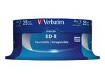 VERBATIM 43837 BluRay BD-R Single layer DATALIFE VerbatimSpindle 25 25GB 6x w sklepie internetowym CTI Store