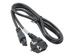 AKYGA Kabel zasilający do notebooka AK-NB-01C koniczynka CU IEC C5 CEE 7/7 250V/50Hz 1,5m w sklepie internetowym CTI Store