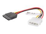 LANBERG CA-HDSA-10CU-0015 Lanberg kabel zasilający MOLEX(F)->SATA(M) 15cm w sklepie internetowym CTI Store