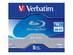 VERBATIM 43748 Verbatim BluRay BD-R Dual Layer jewel case 5 50GB 6x Scratchguard Plus w sklepie internetowym CTI Store