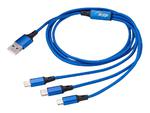 AKYGA Kabel USB AK-USB-27 USB A m / micro USB B m / USB type C m / Lightning m 1.2m w sklepie internetowym CTI Store