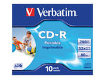 VERBATIM 43325 Verbatim CD-R jewel case 10 700MB 52x do nadruku DataLife+ AZO w sklepie internetowym CTI Store