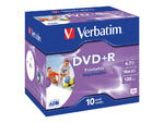 VERBATIM 43508 Verbatim DVD+R jewel case 10 4.7GB 16x do nadruku w sklepie internetowym CTI Store