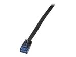 LOGILINK CP0137B LOGILINK - Patchcord Cat.5e U/UTP, dł. 5m, płaski, czarny w sklepie internetowym CTI Store