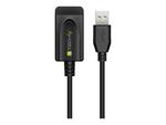 TECHLY Kabel Przedłużacz Aktywny USB 2.0 A-A M/F 20m Czarny w sklepie internetowym CTI Store