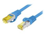 LANBERG Patchcord Cat.6A S/FTP LSZH CU 0.5m blue w sklepie internetowym CTI Store