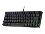 COOLER MASTER Klawiatura mechaniczna SK620 RGB podświetlenie low profile switch red w sklepie internetowym CTI Store