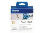BROTHER DK11207 CD/DVD tarra, halkaisija 58mm , musta/valkoinen, 100 kpl/rulla w sklepie internetowym CTI Store