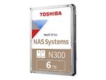 TOSHIBA N300 NAS Hard Drive 6TB SATA 3.5inch 7200rpm 256MB Bulk w sklepie internetowym CTI Store