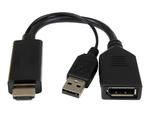 GEMBIRD A-HDMIM-DPF-01 Aktywny adapter 4K HDMI na DisplayPort czarny w sklepie internetowym CTI Store