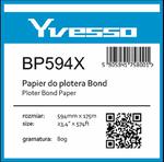 Papier w roli do ksero Yvesso Bond 594x175m 80g BP594X w sklepie internetowym ZiZaKo.pl