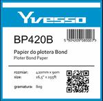 Papier w roli do plotera Yvesso Bond 420x90m 80g BP420B w sklepie internetowym ZiZaKo.pl