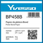 Papier w roli do plotera Yvesso Bond 458x90m 80g BP458B w sklepie internetowym ZiZaKo.pl