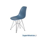 Krzesło DSR Silver King Bath chabrowy niebieski w sklepie internetowym SuperWnetrze.pl