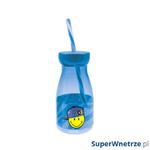 Butelka ze słomką dla chłopczyka 360 ml Smiley Kid Zak! Designs w sklepie internetowym SuperWnetrze.pl