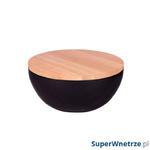 Stolik King Bath Half Dome Natural czarny dąb w sklepie internetowym SuperWnetrze.pl