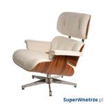 Fotel D2 Vip inspirowan Lounge Chair biały w sklepie internetowym SuperWnetrze.pl