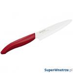 Nóż uniwersalny ceramiczny 11cm Kyocera biały/czerwona rączka w sklepie internetowym SuperWnetrze.pl