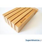 Blok na 4 noże bambusowy 34,5x12,5cm Kyocera jasny w sklepie internetowym SuperWnetrze.pl