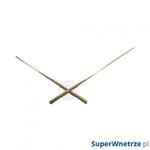 Zegar ścienny 70 cm Nextime Hands biało-miedziany w sklepie internetowym SuperWnetrze.pl