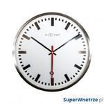 Zegar ścienny 55 cm NeXtime Super Station Number w sklepie internetowym SuperWnetrze.pl