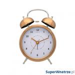 Zegar stojący 21,5 cm NeXtime Wake Up miedziany w sklepie internetowym SuperWnetrze.pl