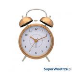 Zegar stojący 30 cm NeXtime Wake Up miedziany w sklepie internetowym SuperWnetrze.pl