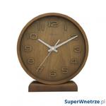 Zegar stojący 20 cm NeXtime Wood Wood Small brązowy w sklepie internetowym SuperWnetrze.pl