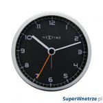 Zegar stojący 9 cm Nextime Company Alarm czarny w sklepie internetowym SuperWnetrze.pl