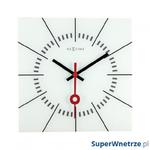 Zegar ścienny 35 cm NeXtime Stazione biały w sklepie internetowym SuperWnetrze.pl