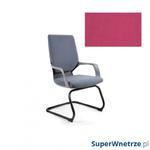 Krzesło biurowe Apollo Skid Unique magenta w sklepie internetowym SuperWnetrze.pl