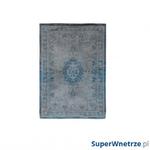 Dywan naturalny 140x200 cm Louis De Poortere Orient Grey Turquoise niebiesko szary w sklepie internetowym SuperWnetrze.pl