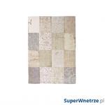 Dywan naturalny 140x200 cm Louis De Poortere Vintage Patchwork Pinch of Cinnamon beżowy w sklepie internetowym SuperWnetrze.pl