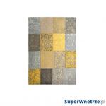 Dywan naturalny 140x200 cm Louis De Poortere Vintage Patchwork Yellow żółty w sklepie internetowym SuperWnetrze.pl