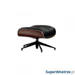 Podnóżek Lounge Chair King Home czarny w sklepie internetowym SuperWnetrze.pl