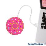 Podgrzewacz kubka na USB Donut Mustard pączek w sklepie internetowym SuperWnetrze.pl