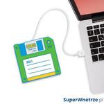 Podgrzewacz kubka na USB Dyskietka Hot Disk Mustard zielony w sklepie internetowym SuperWnetrze.pl