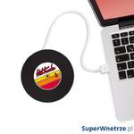 Podgrzewacz kubka na USB Hot Tracks Mustard Płyta winylowa w sklepie internetowym SuperWnetrze.pl