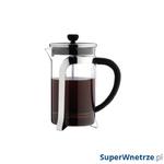 Zaparzacz do kawy 1l Grunwerg French Press TECH srebrno/przezroczysty w sklepie internetowym SuperWnetrze.pl