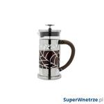 Zaparzacz do kawy 1l Cafe Ole French Press Leaf srebrny/czarny/przezroczysty w sklepie internetowym SuperWnetrze.pl