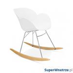 Fotel na płozach Knebel Kokoon Design biały w sklepie internetowym SuperWnetrze.pl
