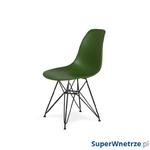 Krzesło 46x54x81cm King Home DSR Black butelkowa zieleń w sklepie internetowym SuperWnetrze.pl