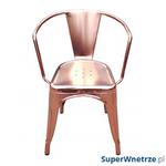 Krzesło 45x51x72,5cm King Home Tower arm różowo-złote w sklepie internetowym SuperWnetrze.pl