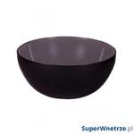 Stolik kawowy śr.79cm King Home Half Dome Standard czarny/transparentny w sklepie internetowym SuperWnetrze.pl