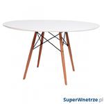 Stół 120 cm King Home DSW Biały w sklepie internetowym SuperWnetrze.pl