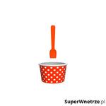 Miseczka na lody 8cm ZAK!DESIGNS pomarańczowo-biała w sklepie internetowym SuperWnetrze.pl